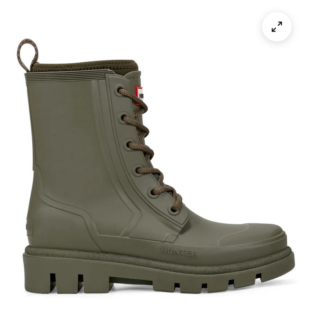 Hunter Diana Waterproof Lace-Up Rain Boots